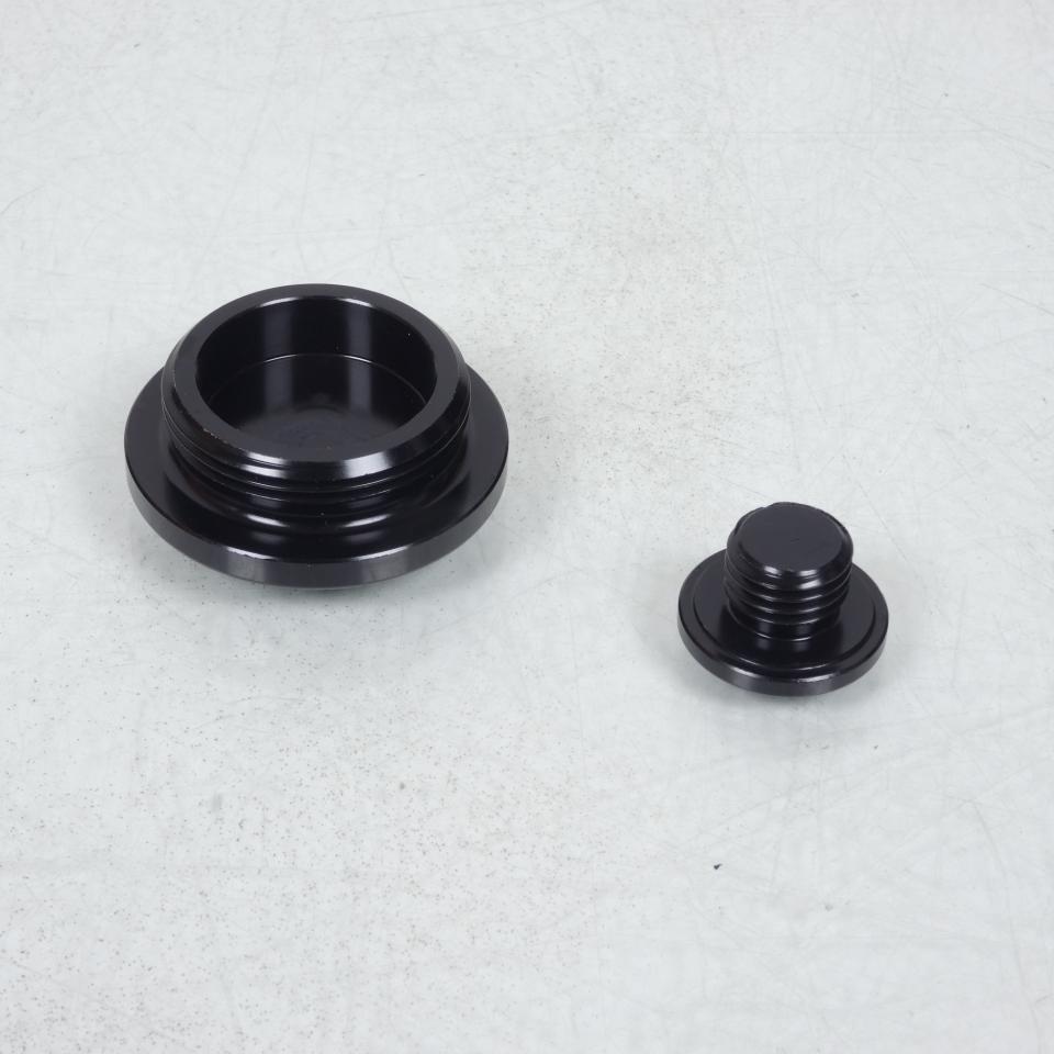 Kit Bouchon niveau huile M30 M12 Noir 3AS Racing pour moto Kawasaki 450 KXF