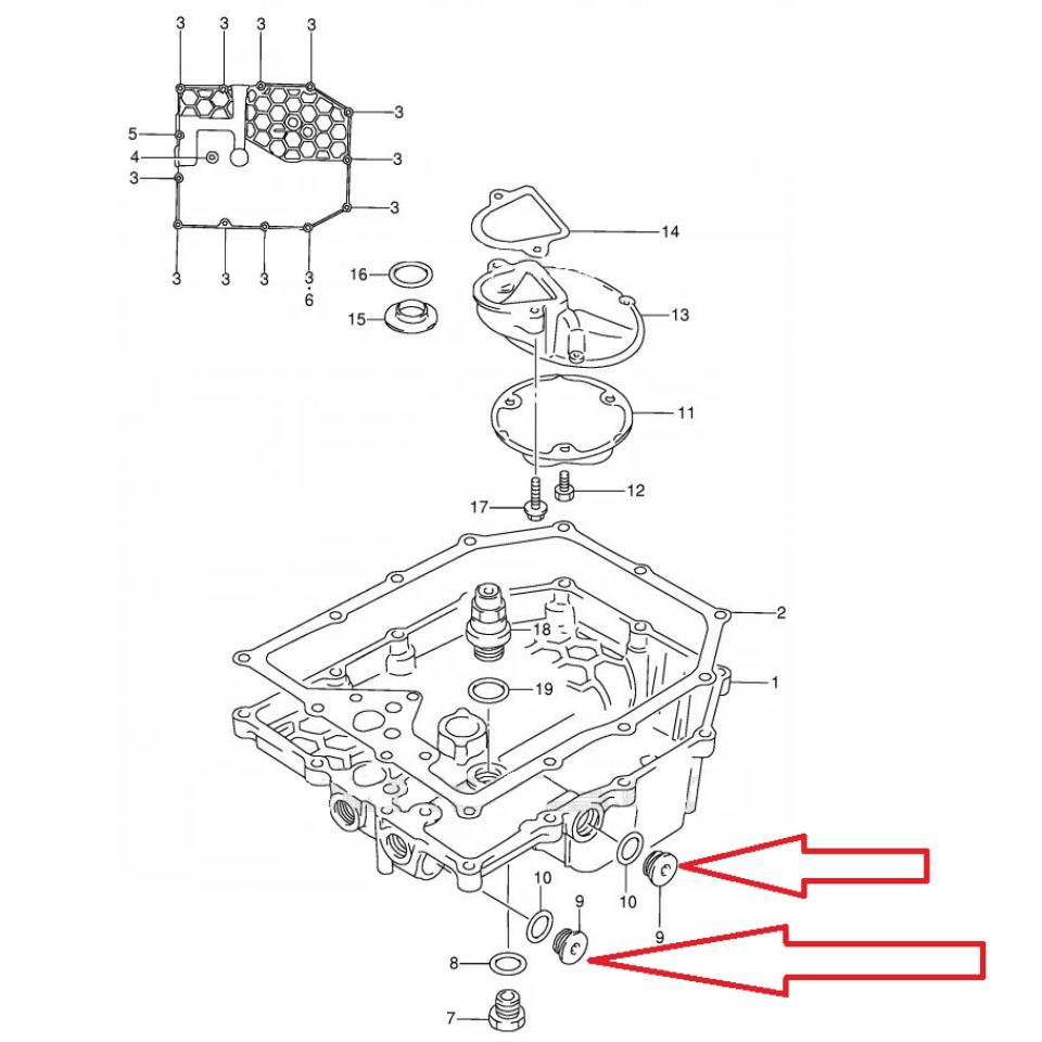 Bouchon niveau huile pour Suzuki Bandit