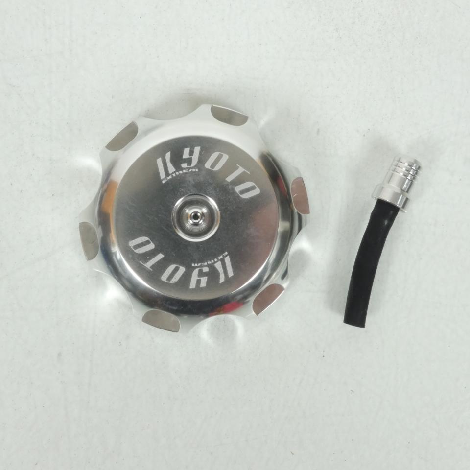 Bouchon de réservoir Kyoto aluminium poli pour moto Honda 250 CRF Neuf