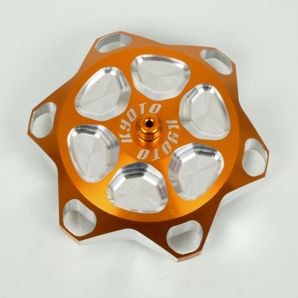 Bouchon de réservoir Kyoto aluminium anodisé or pour moto enduro cross KTM Neuf