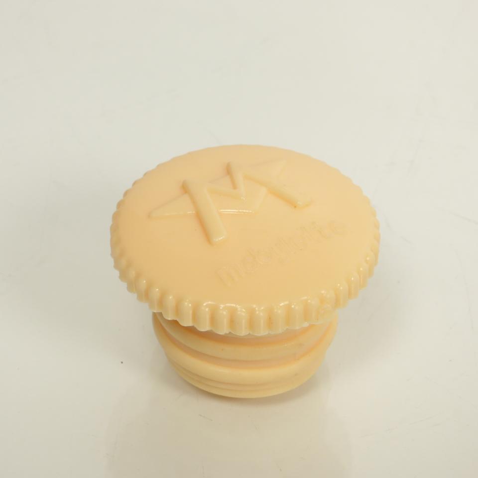 Bouchon de réservoir d'essence crème Ø29mm a pousser pour mobylette MBK 51