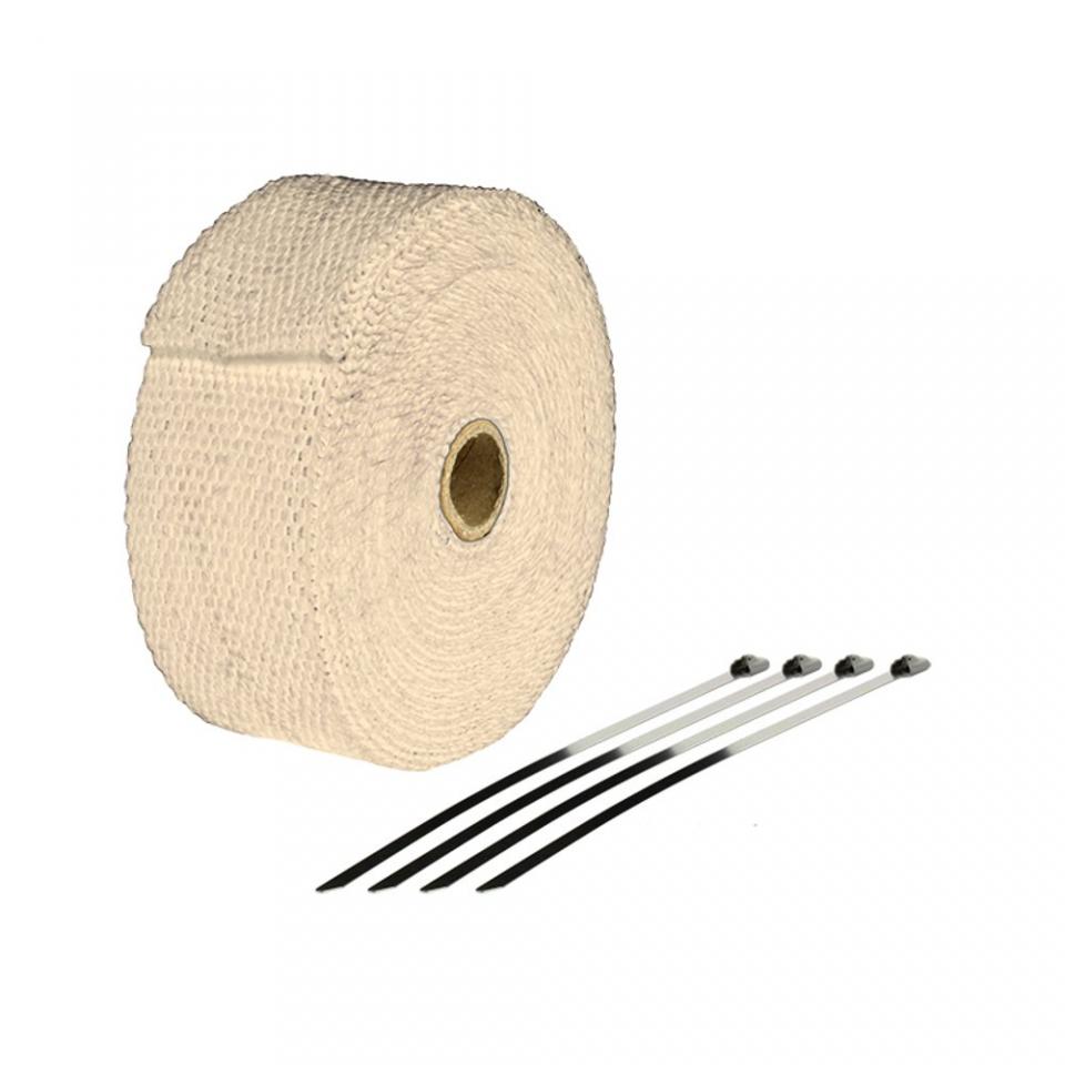 Bande thermique céramique 800°C Sifam pour moto 50mm x 1.5mm x 10 mètre cuivre