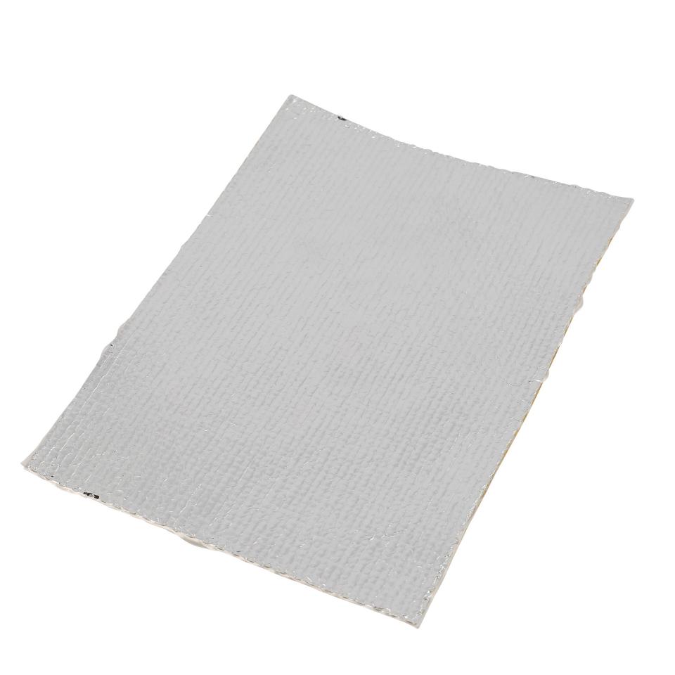Protection thermique adhésive carénage ou plaque de pot d'échappement 200x150mm pour moto scooter quad