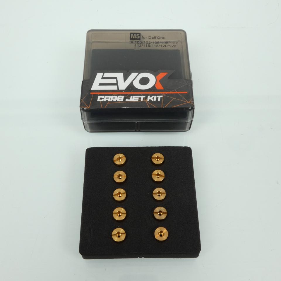 Boîte 10 gicleur principal carburateur Dellorto SHA 100 à 122 EVOK pour moto