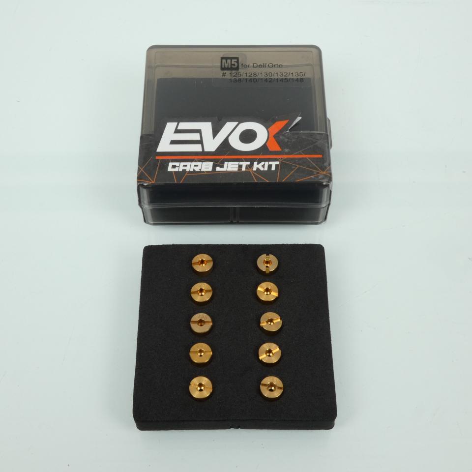 Boîte 10 gicleur principal carburateur Dellorto SHA 125 à 148 EVOK pour moto