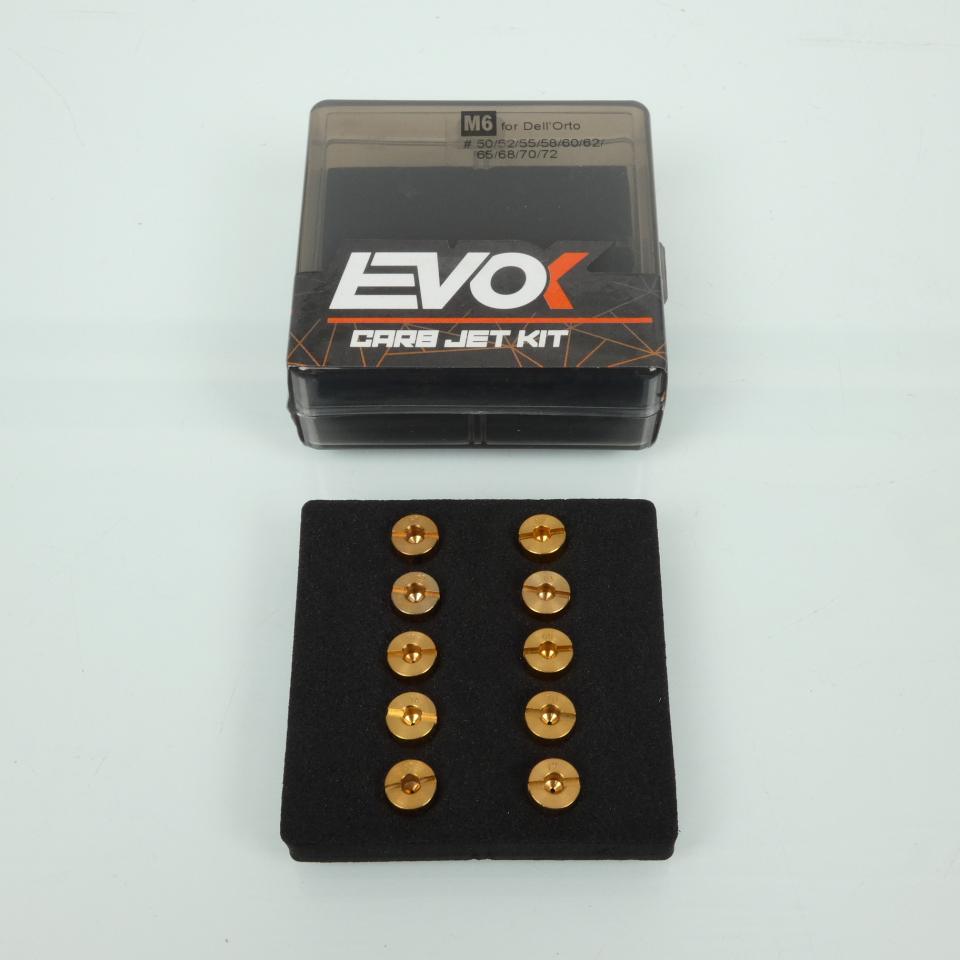 Boîte 10 gicleur principal carburateur Dellorto PHBN 50 à 72 EVOK pour moto Neuf