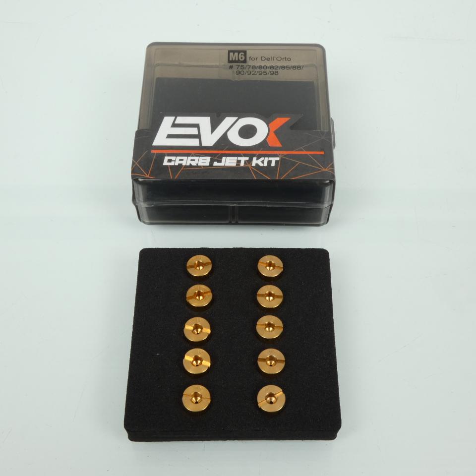 Boîte 10 gicleur principal carburateur Dellorto PHBN 75 à 98 EVOK pour moto Neuf
