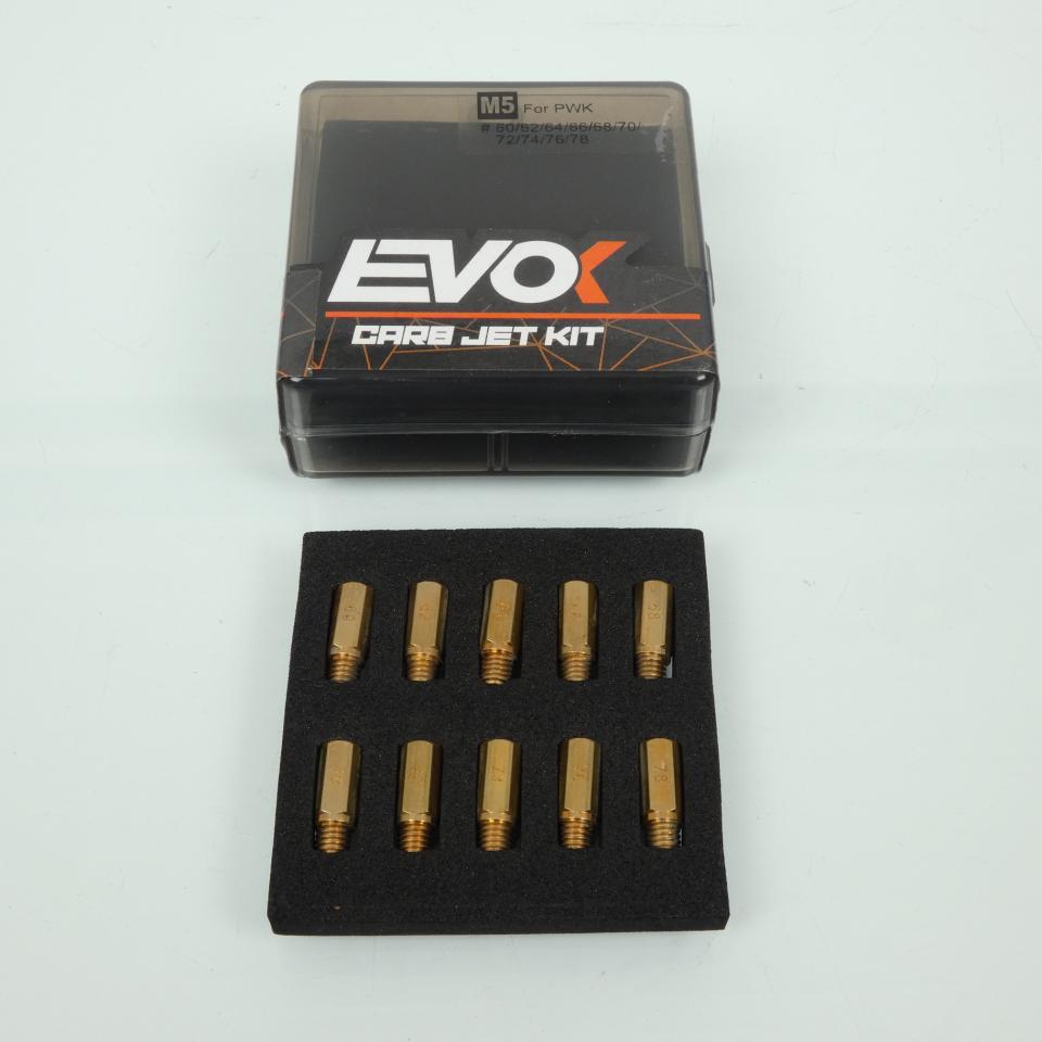 Boîte 10 gicleur principal de carburateur PWK 60 à 78 EVOK pour moto KEA Neuf
