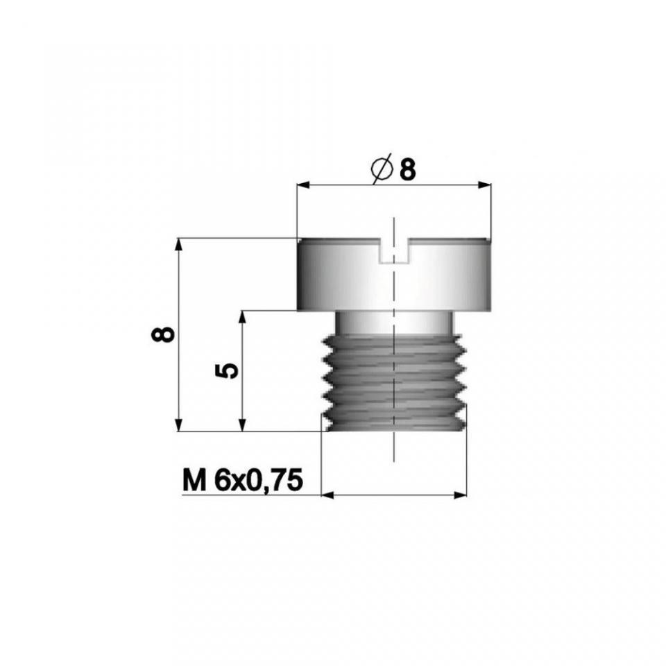 Gicleur principal de 100 pour carburateur Dellorto PHBN Neuf pour scooter 50