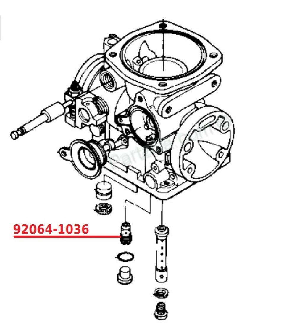 Gicleur de carburateur origine pour moto Kawasaki 1000 KZ 1981-2005 92064-1036 Neuf