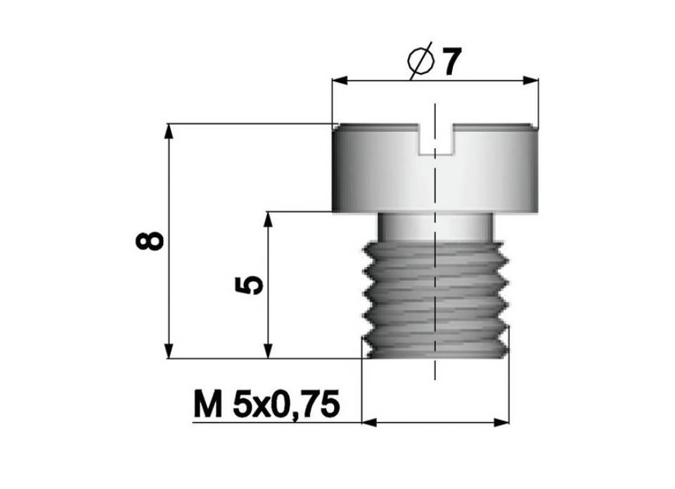 Gicleur de carburateur Polini pour Deux Roues Dellorto PHBG Gicleur principal 64 / 360.1064 Neuf