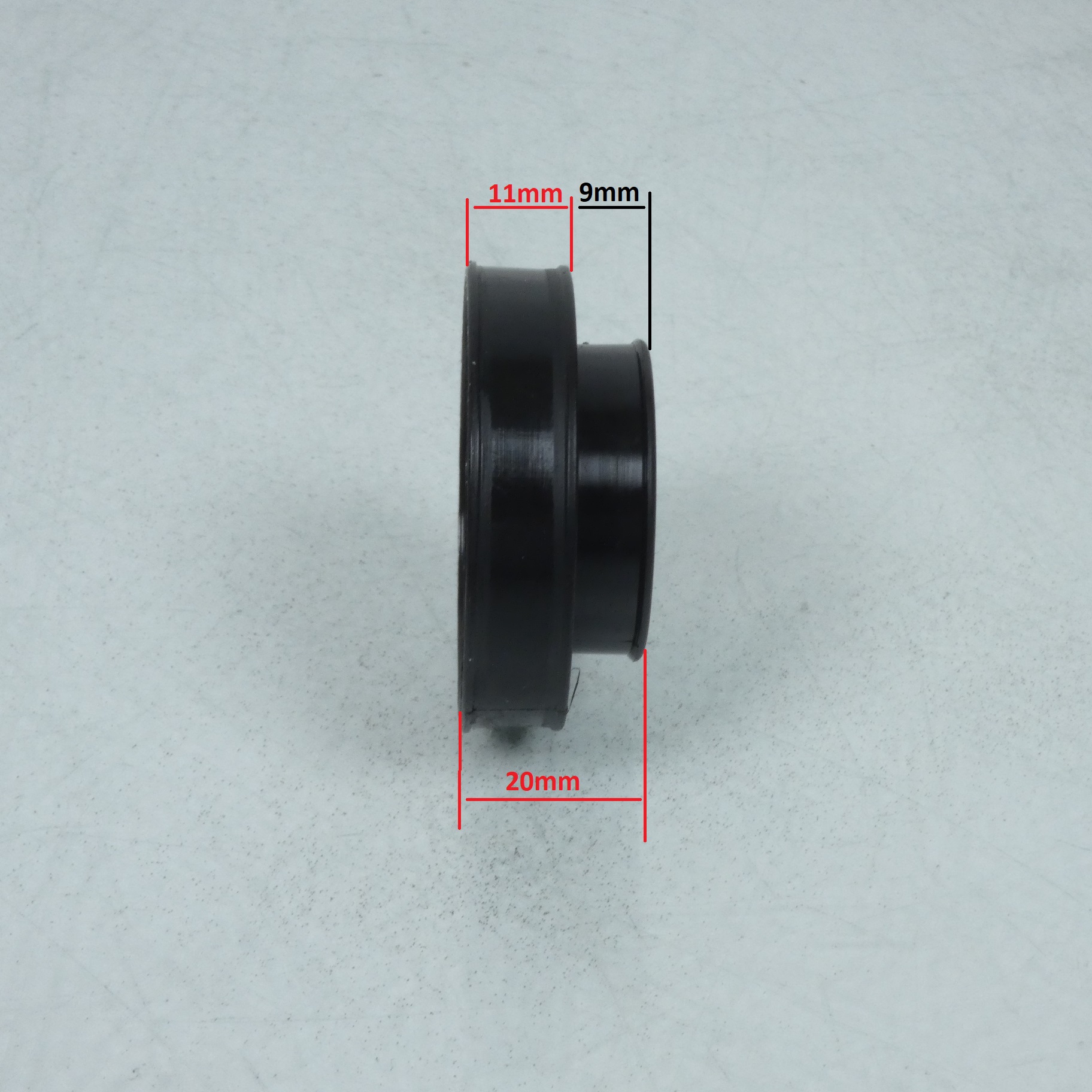 Adaptateur pour Cornet Filtre à air Ø34mm Polini CP 21 343.0023 pour moto Neuf