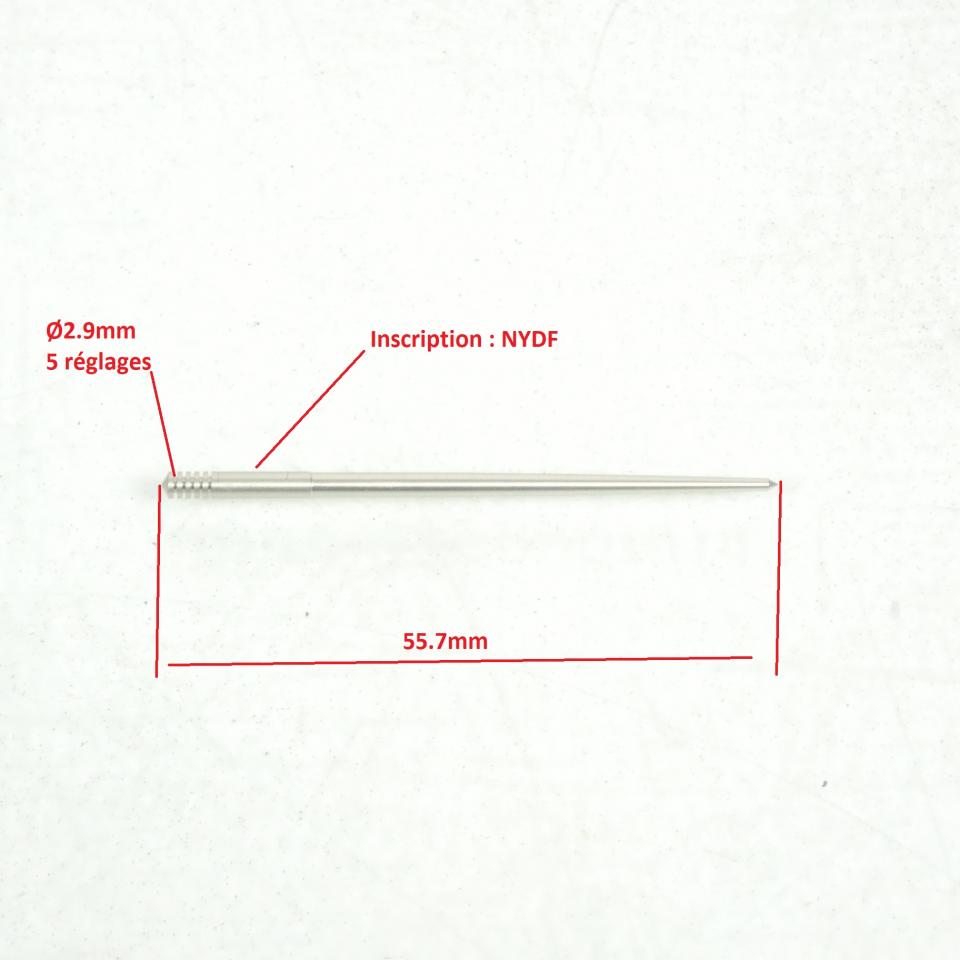 Aiguille boisseau carburateur MIKUNI pour moto B4X-14916-DF B4X1410110 NYDF Neuf