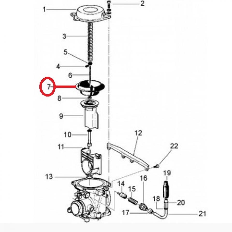 Pièce de carburateur pour Aprilia Pegaso