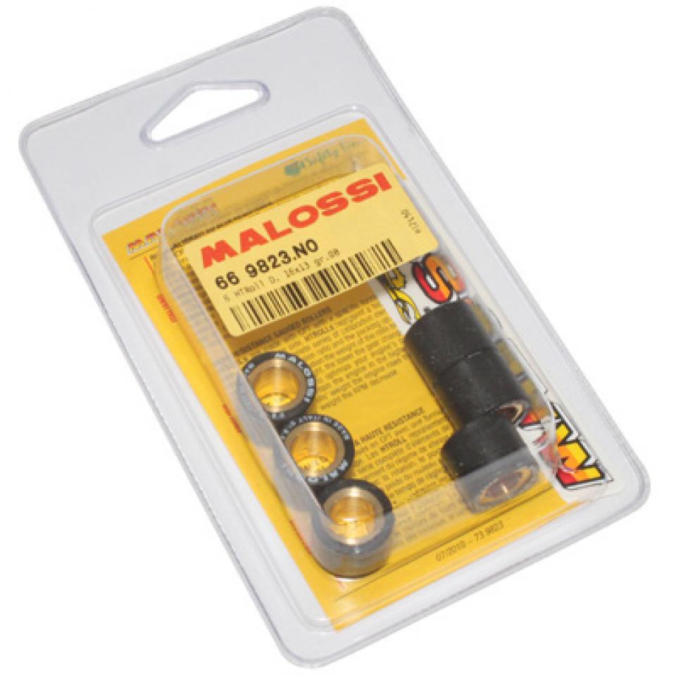 Galet rouleau de variateur Malossi pour Scooter Baotian 50 Bt49Qt 4T Avant 2017 16x13 8Grs / 66 9823.N0 Neuf