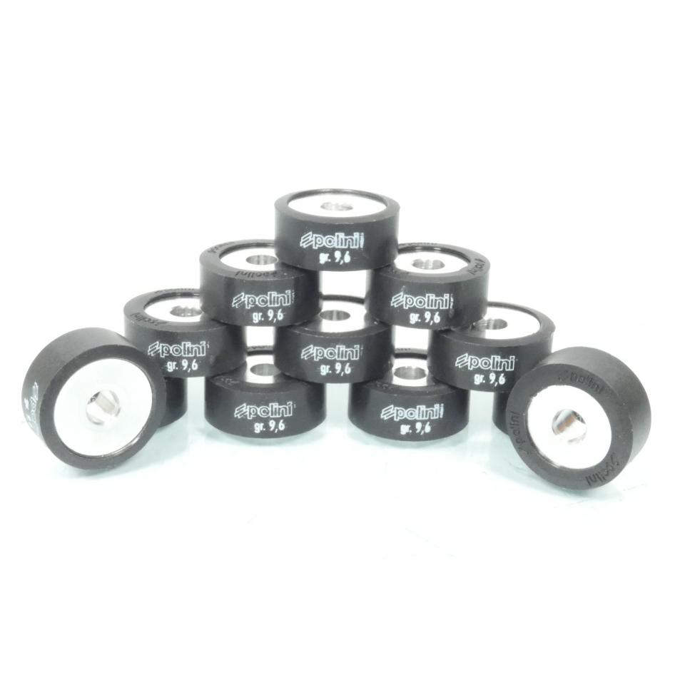 Galet rouleau de variateur Polini pour scooter Yamaha 500 T-Max 2004 à 2011 242.315 / 25x11 9.6Grs Neuf