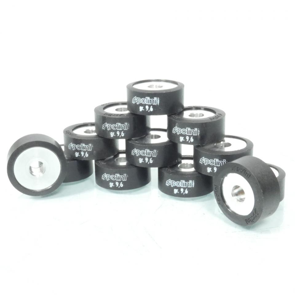 Galet rouleau de variateur Polini pour scooter Yamaha 500 T-Max 2004 à 2011 242.315 / 25x11 9.6Grs Neuf