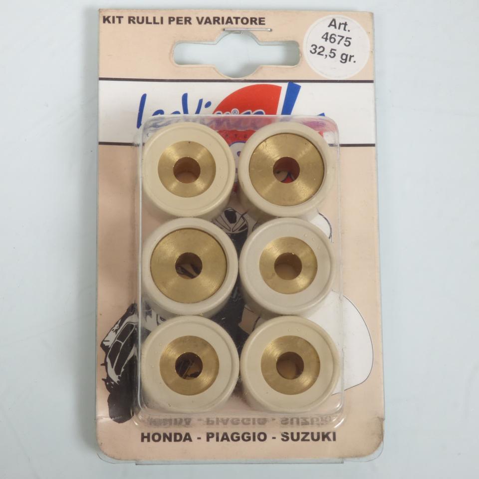 Galet rouleau de variateur Leovince pour Scooter Piaggio 250 Hexagon 2001 à 2017 23.8x18 32.5Grs Neuf