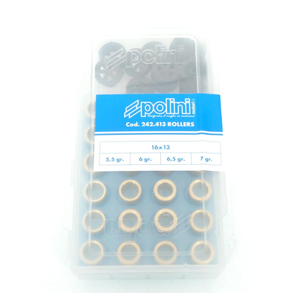 Galet rouleau de variateur Polini pour Scooter Peugeot 50 Elystar 2006 à 2014 242.413 Neuf