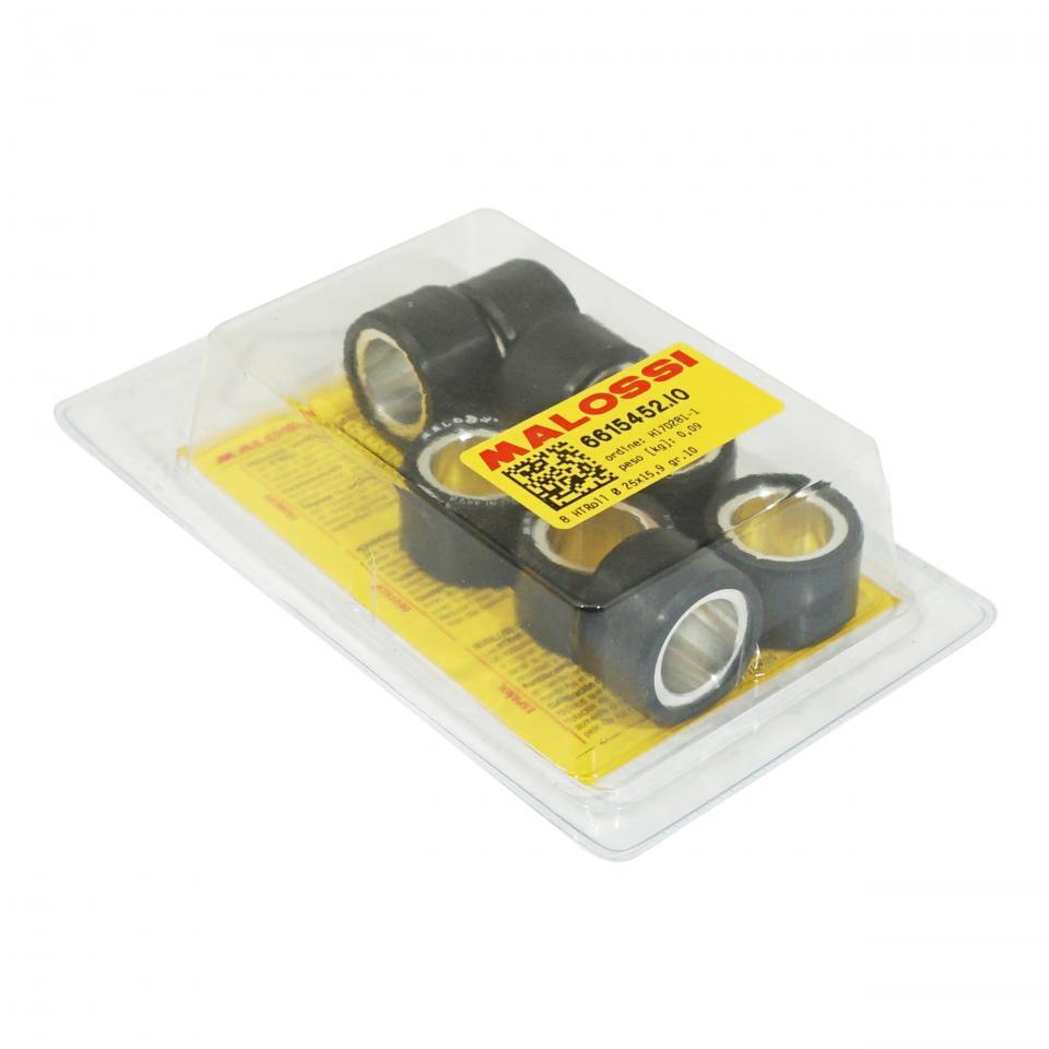 Galet rouleau de variateur Malossi pour scooter Piaggio 350 Beverly 2012 à 2020 6615452.I0 / 25x15.9 10Grs Neuf