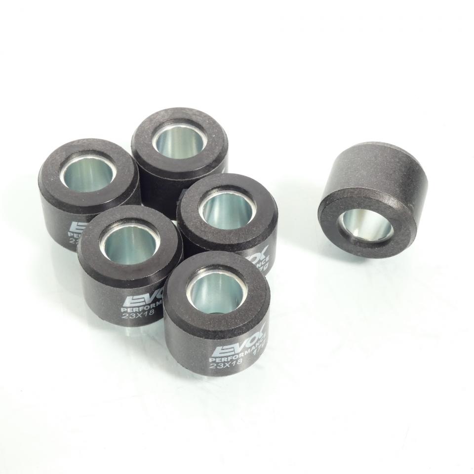 Galet rouleau de variateur EVOK pour scooter Honda 300 NSS Forza 2007 à 2018 23x18 17Grs / 100480126 Neuf