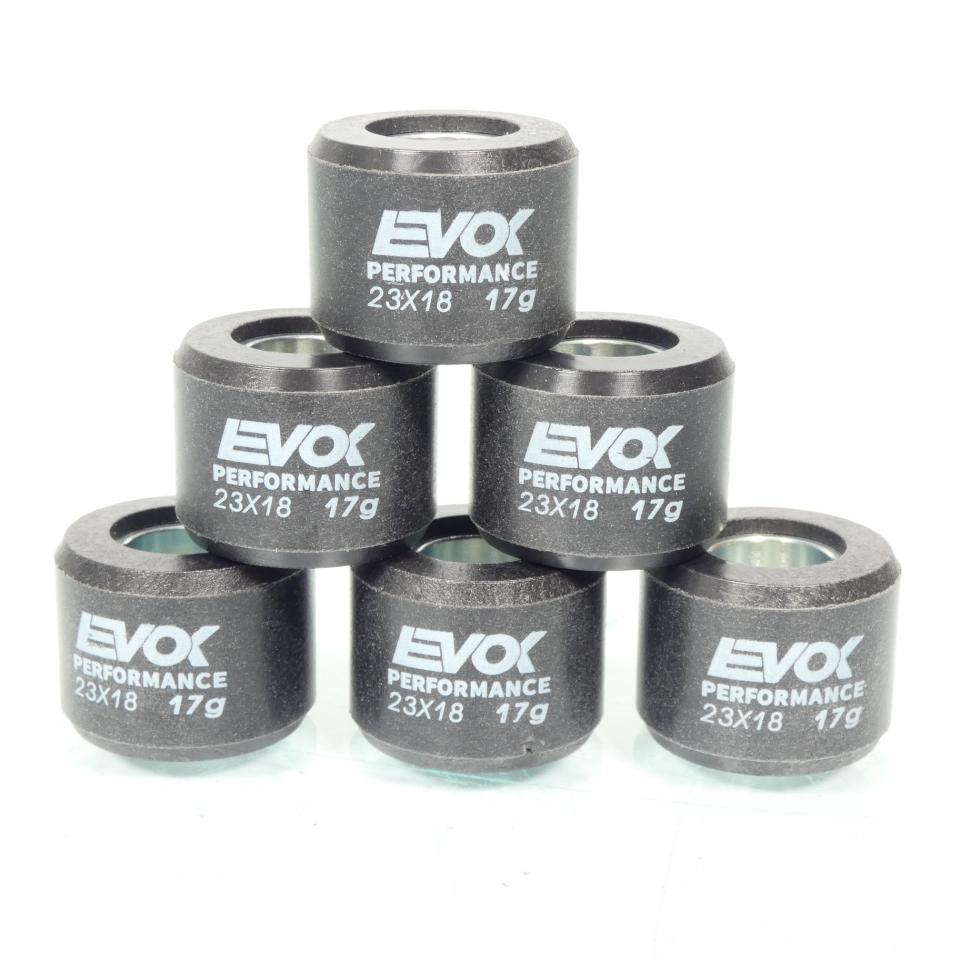 Galet rouleau de variateur EVOK pour scooter Honda 300 NSS Forza 2007 à 2018 23x18 17Grs / 100480126 Neuf