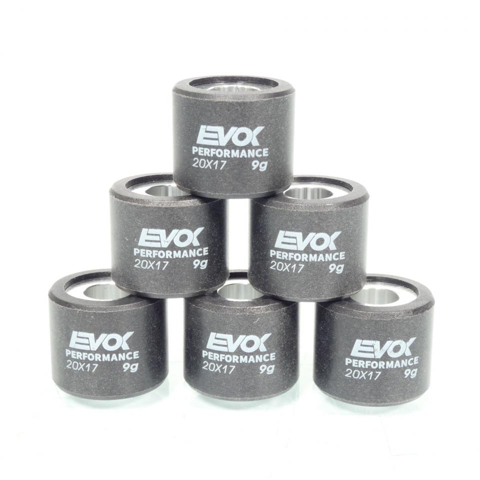 Galet rouleau de variateur EVOK pour scooter Aprilia 125 Scarabeo 1999 à 2007 20x17 9Grs / 100480105 Neuf