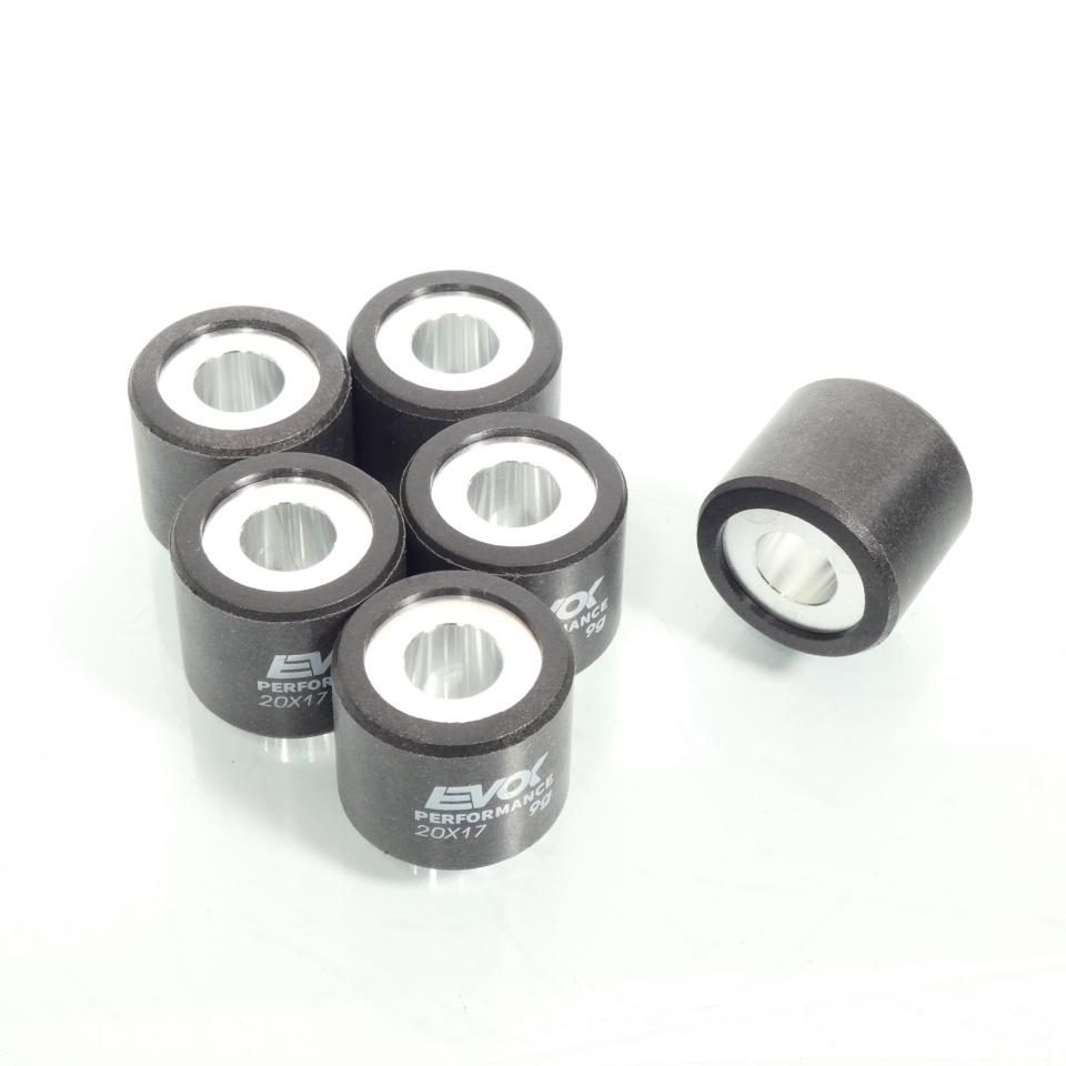 Galet rouleau de variateur EVOK pour scooter Aprilia 125 Scarabeo 1999 à 2007 20x17 9Grs / 100480105 Neuf