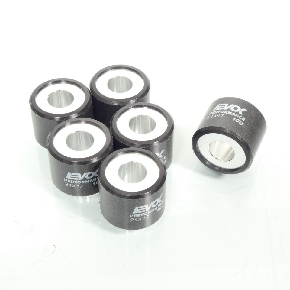 Galet rouleau de variateur EVOK pour scooter Piaggio 300 Beverly 2009 à 2010 21x17 10Grs 100480114 Neuf