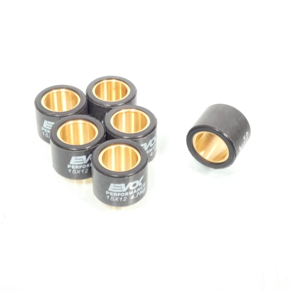 Galet rouleau de variateur EVOK pour scooter Keeway 50 F-ACT 2020 15x12 4.75Grs 100480007 Neuf