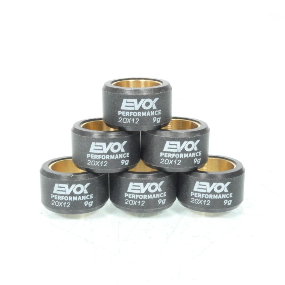 Galet rouleau de variateur EVOK pour scooter Italjet 125 Jupiter 2002 à 2003 20x12 9Grs / 100480084 Neuf