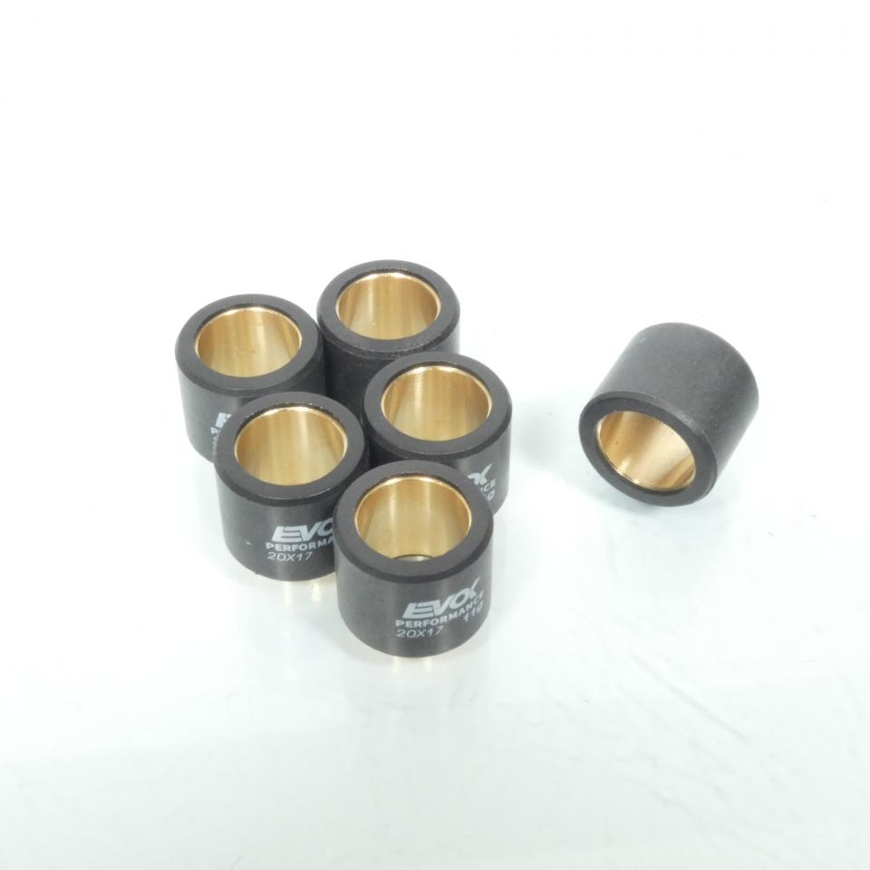 Galet rouleau de variateur EVOK pour scooter Peugeot 125 Jet force 2003 à 2017 20x17 11Grs / 100480107 Neuf