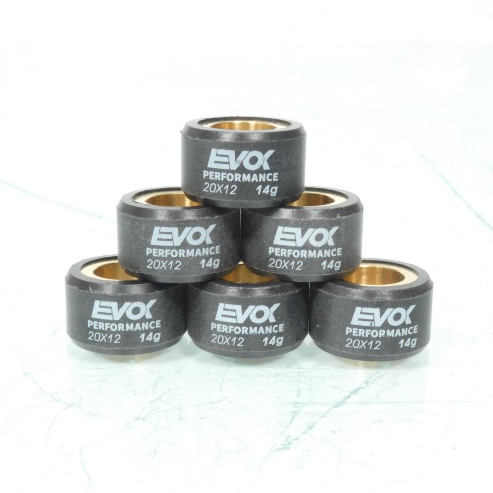 Galet rouleau de variateur EVOK pour scooter Benelli 250 Velvet 1999 à 2001 20x12 14Grs / 100480091 Neuf