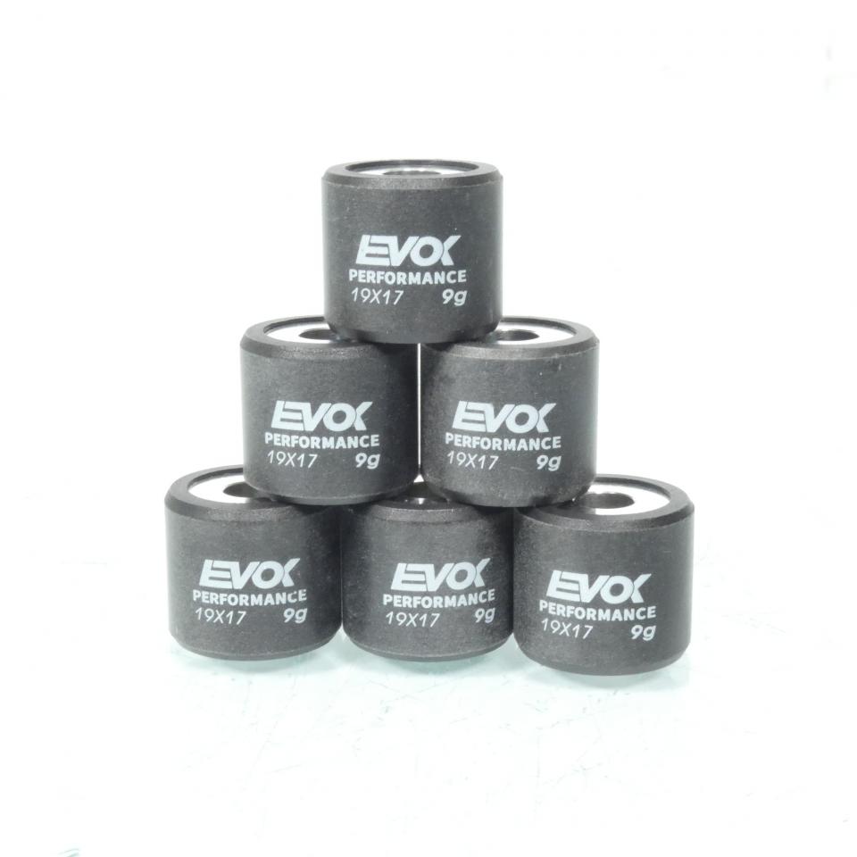 Galet rouleau de variateur EVOK pour scooter Gilera 125 Nexus 2007 à 2020 19x17 9Grs / 100480075 Neuf