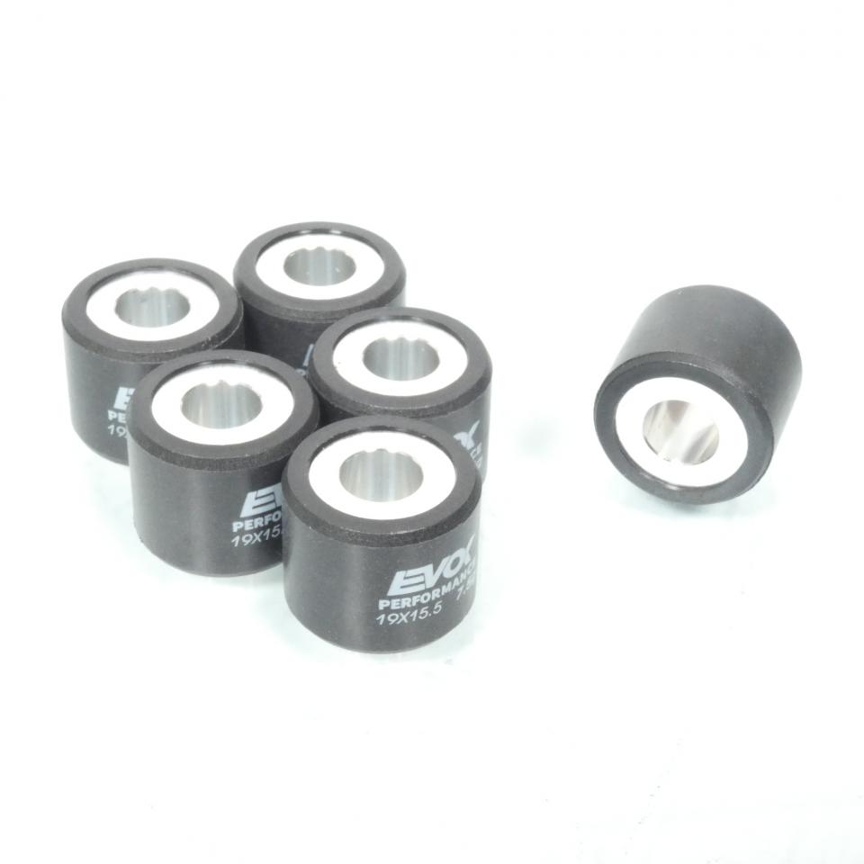 Galet rouleau de variateur EVOK pour scooter Piaggio 50 Liberty 4T 2003 à 2020 19x15.5 7.5Grs / 100480065 Neuf