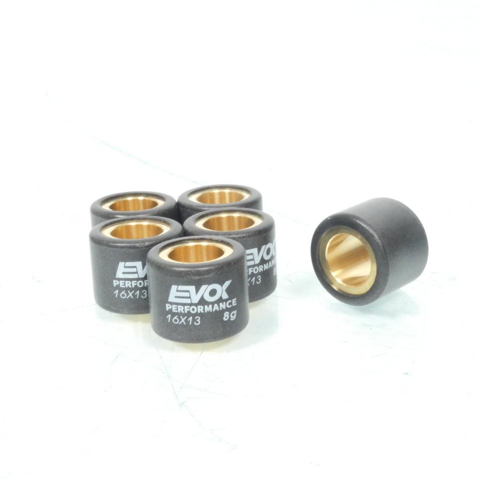 Galet rouleau de variateur EVOK pour scooter Piaggio 50 Typhoon 1994 à 1998 16x13 8Grs / 100480031 Neuf