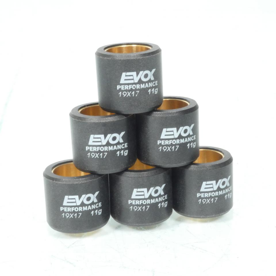 Galet rouleau de variateur EVOK pour scooter Aprilia 125 Sport City 2008 à 2010 19x17 11Grs / 100480077 Neuf