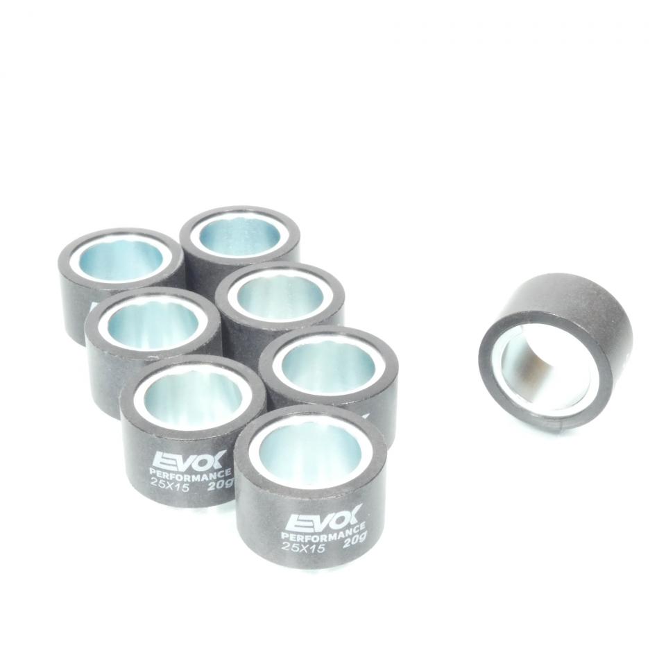 Galet rouleau de variateur EVOK pour scooter Yamaha 500 T-Max 2001 à 2020 25x15 20Grs / 100480145 Neuf