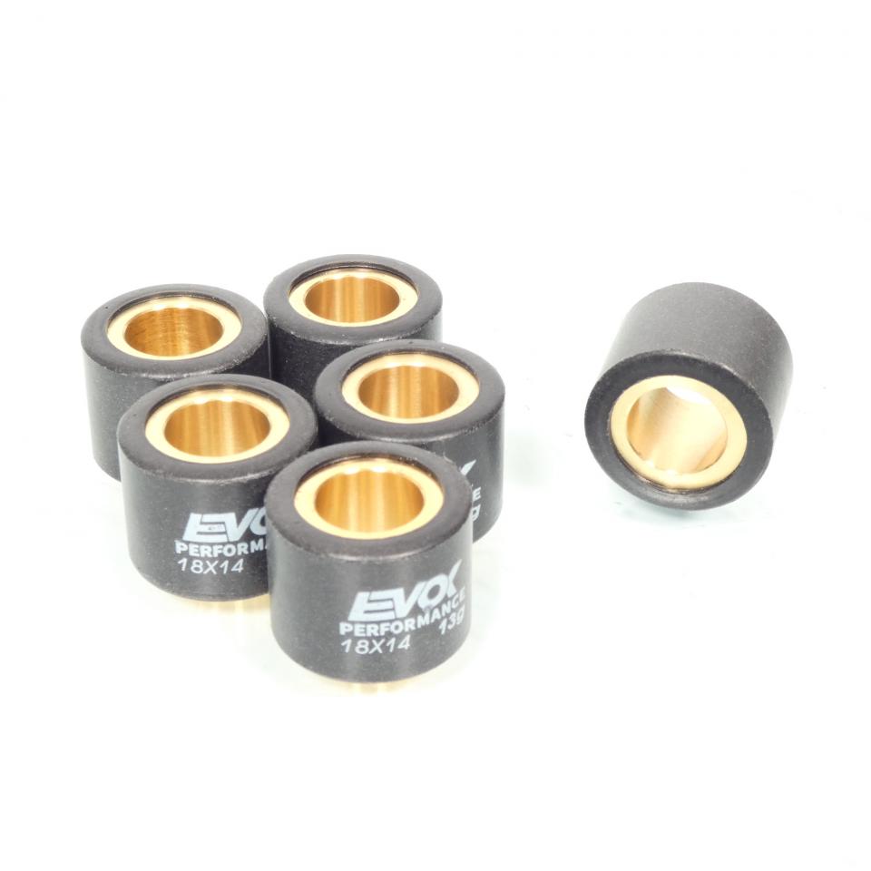 Galet rouleau de variateur EVOK pour scooter Kymco 125 People 1999 à 2007 18x14 13Grs / 100480047 Neuf