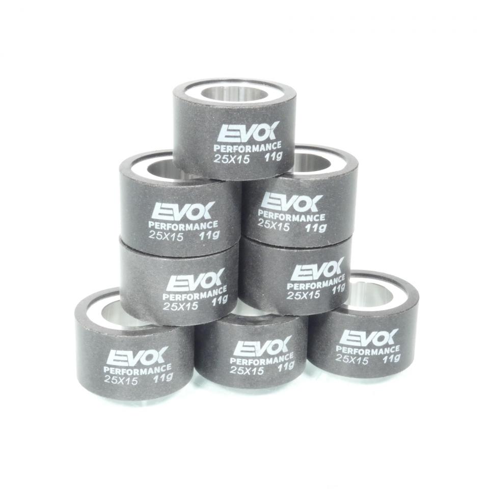 Galet rouleau de variateur EVOK pour scooter Yamaha 400 Majesty Abs 2009 à 2011 25x15 11Grs / 100480138 Neuf