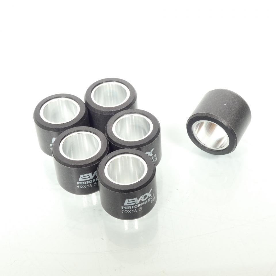 Galet rouleau de variateur EVOK pour scooter Gilera 50 Runner 2000 à 2017 19x15.5 5Grs / 100480058 Neuf