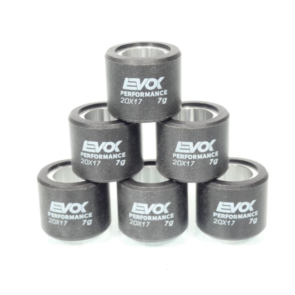 Galet rouleau de variateur EVOK pour scooter Aprilia 125 Leonardo 1995 à 2003 20x17 7Grs / 100480103 Neuf