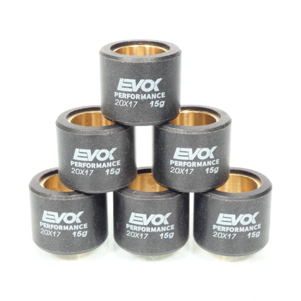 Galet rouleau de variateur EVOK pour scooter Peugeot 125 Satelis 2004 à 2017 20x17 15Grs / 100480111 Neuf