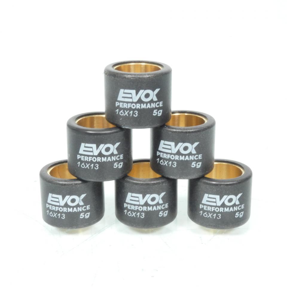 Galet rouleau de variateur EVOK pour scooter Piaggio 50 NRG 1994 à 1999 16x13 5Grs / 100480025 Neuf