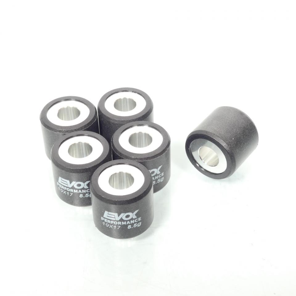 Galet rouleau de variateur EVOK pour scooter Piaggio 125 Beverly 2000 à 2017 19x17 8.5Grs / 100480074 Neuf