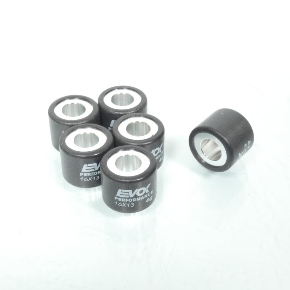 Galet rouleau de variateur EVOK pour mobylette Peugeot 50 103 FOX 2017 16x13 4Grs / 100480021 Neuf