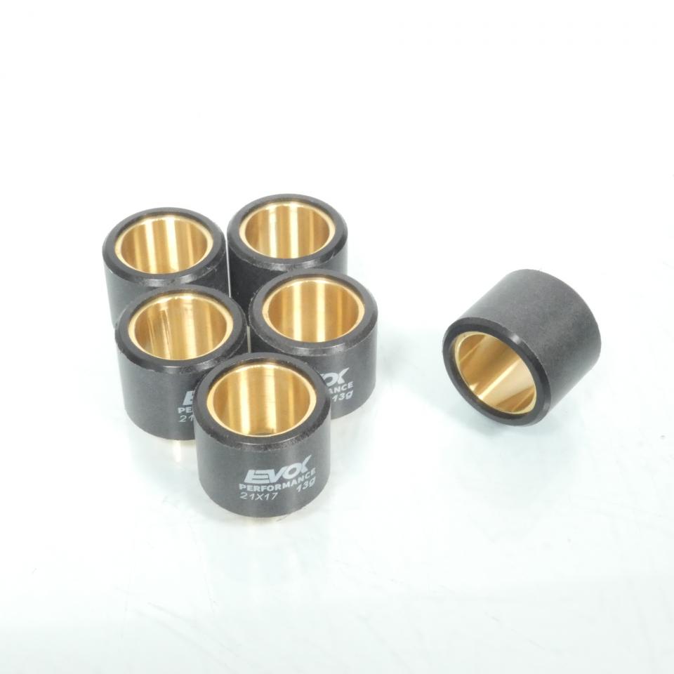 Galet rouleau de variateur EVOK pour scooter Piaggio 200 Beverly 2001 à 2003 21x17 13Grs / 100480118 Neuf