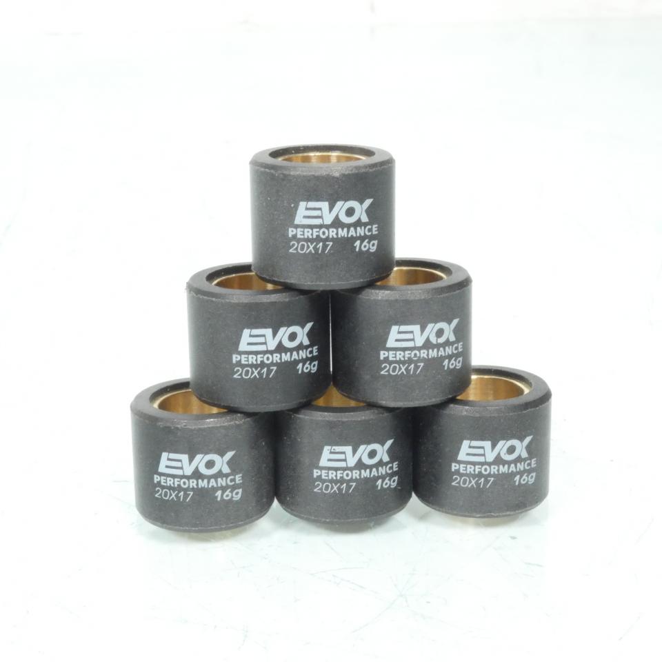 Galet rouleau de variateur EVOK pour scooter Kymco 125 Downtown 2009 à 2017 20x17 16Grs / 100480112 Neuf
