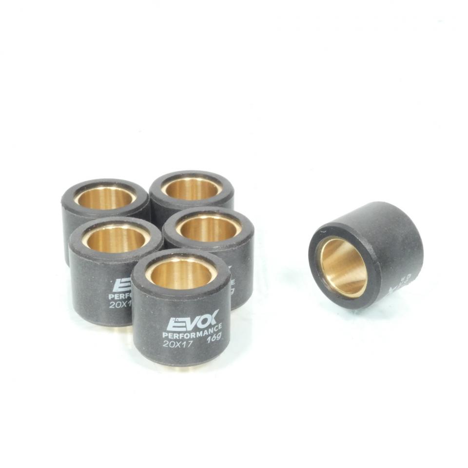 Galet rouleau de variateur EVOK pour scooter Kymco 125 Downtown 2009 à 2017 20x17 16Grs / 100480112 Neuf