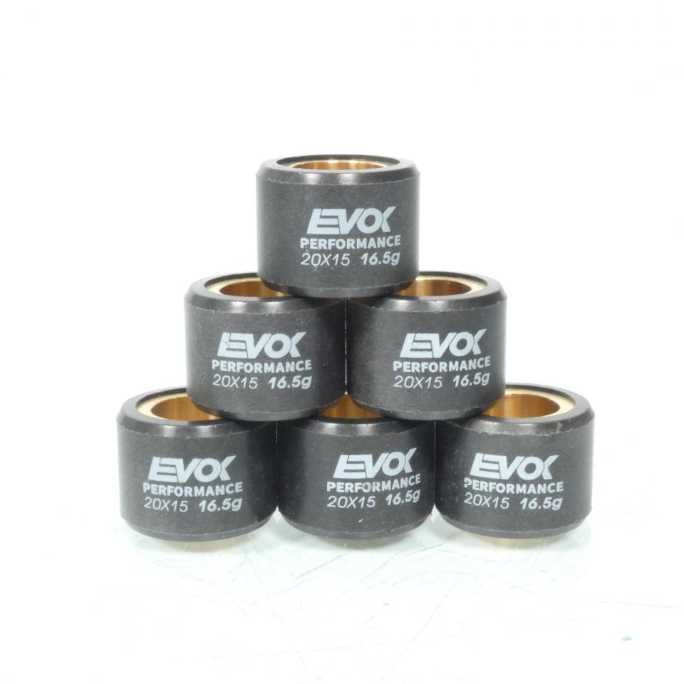 Galet rouleau de variateur EVOK pour scooter Honda 125 Nss Forza Avec Abs 2015 à 2022 20x15 16.5Grs / 100480101 Neuf